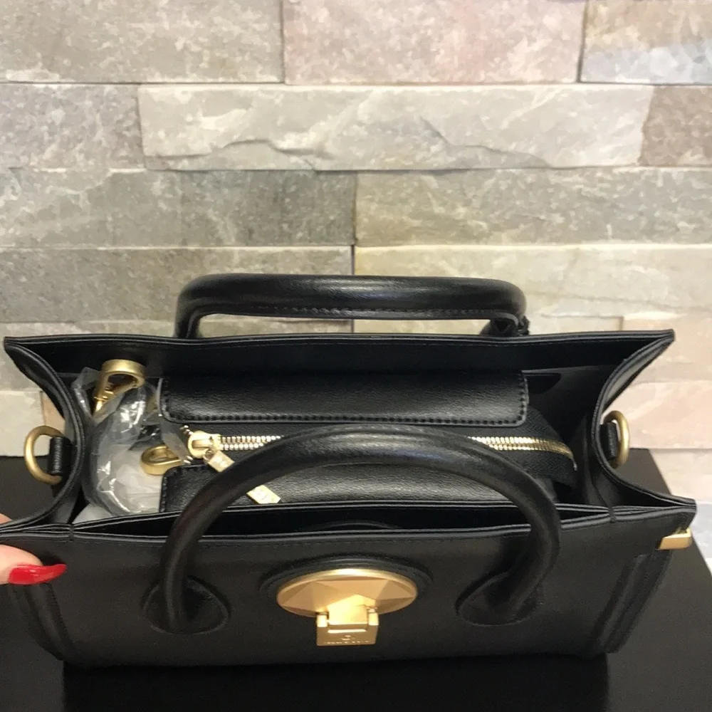 🛍️ Celine Dion Women's Octave Leather Satchel
